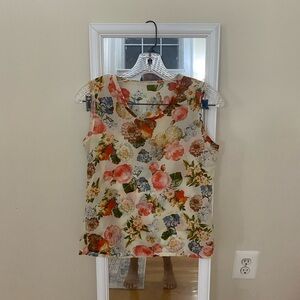Floral sheer tank | Size S |